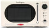 Nostalgia Retro Compact Countertop Microwave Oven - 0.7 Cu. Ft. - 700-Watts with LED Digital Display - Child Lock - Easy Clean Interior - Orange
