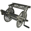 Liberty Garden Wall Mounted Heavy Gauge Aluminum Hanging Hose Reel with Guide