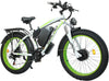 3000W Peak Dual Motor Ebike, 52V 30AH Battery Electric Bike for Adults, 7-Speed 40MPH AWD Ebike Mountain Snow E-Bike with 26" x 4.0 Fat Tire MTB Hydraulic Disc Brake  for Off-Road Snow