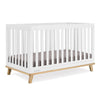 Delta Children Frankie 4-in-1 Convertible Crib - Greenguard Gold Certified, Black with Natural