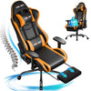 JONPONY Big and Tall 500LBS Gaming Chair, Ergonomic Design, Gamer Chair PU Leather with Footrest and Lumbar Support, High Back Office Chair Support 8 Hours Long Sitting, Computer Chair,Red