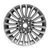 New Aftermarket  Machined and Painted Dark Charcoal Metallic Aluminum Wheel 18 x 8 fits 2017-2018 Ford Fusion