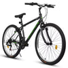 POWANLI 26" Mountain Bike for Women, 21 Speeds Mountain Bicycles with Dual Disc Brakes and 100mm Front Suspension, Pink(Gift)