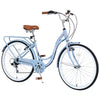 Single Speed Bicycles 26"Inch,Steel Frame,Wide Wheels for Stability,Rear Coaster Brakes,Multiple Colors Men'S Beach Cruiser Bike,Silver+Grey Steel Fitness Sports Sports Outdoor Bikes