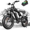 YVY 1500W Electric Bike for Adults,33MPH 20'' Fat Tire Electric Motorcycle,48V 20AH Removable Battery, 30-60 Miles Mountain Bike UL2849