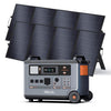 OSCAL PowerMax 6000 Portable Power Station, 3600Wh LiFePO4 Battery with 6000W Output, BP3600 Expansion Battery & 200W Solar Panels, Solar Generator for Camping, Home, Outdoor, Emergency Use