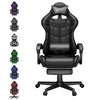 Soontrans Gaming Chair with Massage, High Back Computer Gamer Chair for Adults and s, Ergonomic Game Chair with Adjustable Headrest and Lumbar Support (Blue)