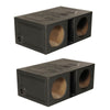 QPower QBOMB12VL 12 Inch Dual Vented Ported Car Subwoofer Sub Box Enclosure