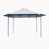E-Z UP 13x13 ONE-UP Instant Canopy Tent �?Pop Up Outdoor Shade Tent with Vented Top, Adjustable Height & Roller Bag