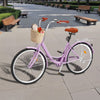 ModFusion 26" 1-Speed Beach Cruiser Bike for Women �C Sleek, Stylish, and Comfortable in Light Blue