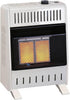 ProCom Heating Natural Gas Ventless Infrared Plaque Heater With Base Feet - 10,000 BTU, Manual Control - Model# MN100HPA-B