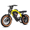 Luckeep M5 Electric Bike for Adults/Teen, 1500W Peak Motor, Max 32MPH,48V 15AH Battery, Max 60 Miles Electric Motorcycle for Mountains,20" Fat Tire Electric Dirt Bike,Sand,Road,Full Suspension