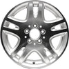 Remanufactured Machined and Painted Silver Aluminum Wheel 16 x 8 2114013302 fits 2003-2007 Mercedes-Benz E320