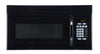 Black+Decker EM044KJNP10A 1.6-Cu. Ft. Over-the-Range Microwave with Top Mount Air Recirculation Vent, White