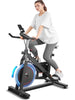 Naipo Exercise Bike Indoor Cycling Bike with 300lbs Big Seat Cushion for Home Cardio Leg Workout