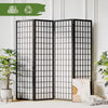 JOSTYLE Room Divider Wall Shoji Screen, 6 Panel Folding Privacy Screen for Room Separation, Japanese Wood Room Divider Screen, 5.9 Ft, Natural