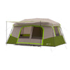 Ozark Trail 11-Person Instant Cabin Tent with Private Room �C 3-Room Family Camping Tent with Awning