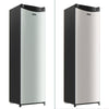 Upstreman 3.2 Cu.Ft. Mini Fridge with Freezer Single Door Small Refrigerator Adjustable Thermostat Compact Fridge with Reversible Door, Low Noise, BR321 Black