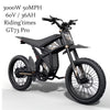 GT73 PRO 338 NM Electric Dirt Bike for Adults,3000W(Peak)Dual Motor 50Mph Max Speed,60V 50MPH 36.4AH Dual Battery Ebike,85 Miles Range, 25" Motorcycle Tires, All-Terrain for Mountain, Snow, UL2849
