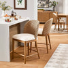 My Texas House Saylor Counter Height Barstools, Set of 2