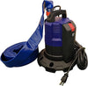 Submersible Drain Pump with Hose (Optional Low Level Water Pumping Base)