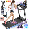 Treadmill for Home, Portable Folding Electric Exercise Treadmill with Adjustable Incline, APP Control, 64 Programs, 300 lb Capacity, 7.5MPH, Bluetooth Speakers, Running Walking Jogging, 12/23 Update