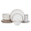 Stone + Lain Brasa Stoneware Collection Dinnerware Set, 32-Piece Service for 8, Blue
