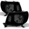 Fits 2005-2011 Toyota Tacoma Chrome Headlights Lamps Replacement Pair Left+Right