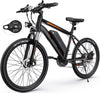 TotGuard Electric Bike for Adults, 26" Ebike 350W Adult Electric Bicycles, Electric Mountain Bike with 36V 10.4Ah Battery, Suspension Fork, Shimano 21 Speed Gears
