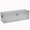 Mescukay 48" Aluminum Truck Tool Box for Pickup Truck Bed RV Toolbox, Heavy Duty Tool Storage Box, Waterproof Storage Organizer Chest with Handle and Lock, 48"x15"x15"