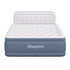 Beautyrest Headboard Luxarest 24" Queen Size Raised Air Mattress with Built-in Pump