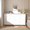VEIKOUS Oversized 5-Drawer Dresser Chest, Large Storage Dresser for Bedroom Storage, Oak