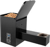 Vertical Pellet Hopper Assembly Kit with Digital Temperature Controller for BBQ Bake Roast