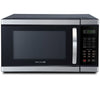 Farberware Countertop Microwave Ov 1100 Watts, 2.2 cu ft - Smart Sensor With LED Lighting and Child Lock - Perfect for Apartments and Dorms - Easy Clean Black Interior, Stainless Steel