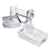 ROTO-Q 360 Cordless Rotisserie Kit w/Flat Cage for Grills, Ovens, Smokers - Non-Electric Spit Roaster - Gas or Charcoal BBQ - Kamado Joe Green Egg Kettle - Indoor Outdoor Cooking