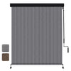Shade&Beyond Premium Outdoor Roller Shade, Patio Roll Up Blinds with Valance, 6X6FT, Mocha