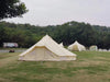Witaxima 6 Person Canvas Bell Tent, 4-Season Yurt Tent for Family Camping