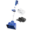 Snow Joe 24V Cordless Snow Shovel Bundle W/ Cover + Ice Scaper, 4.0-Ah Battery & Charger