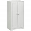 Topcobe 67" Solid Wood Kitchen Pantry Cabinet, Sturdy Freestanding Storage Shelves, Sliding Door, Perfect for Dining Room Organization