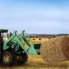KFFKFF 39" Hay Spear Bale Spear Skid Steer Loader Tractor Bucket Attachment
