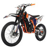 X-Pro Brand New Titan 250cc Gas Pit Dirt Bike with LED Headlight, 5-Speed Manual Transmission, Electric/Kick Start! Big 21"/18" Wheels!