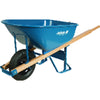 Jackson Blue Steel Pneumatic Contractors Wheelbarrow 6 Cu Ft
