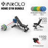 Mikolo 7ft Olympic Barbell, Barbell for Weightlifting and Powerlifting 45lb, Olympic Bar for 1500lbs Capacity, Weight Bar Fit 2�?Standard Weights
