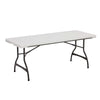 Lifetime 6 Foot Rectangle Folding Table, Indoor/Outdoor Commercial Grade, Black (280350)