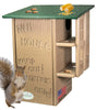 JCs Wildlife Ultimate Squirrel House Nesting Box (Blue/Gray) - A Perfect Home for Squirrels!