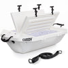 Cuddy Floating Cooler and Dry Storage Vessel - 40QT - Amphibious Hard Shell Design, Navy
