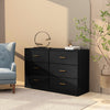 Dark Blue Dining Room Storage Cabinet With Shelves - Coffee Bar Drawers For Kitchen Antique Drawers, Shelves, And Cabinets