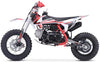 Trailmaster TM15 Dirt Bike 110cc Semi Automatic 4 Speed, 24.21 inches seat Height, Disk Brakes, Twin Spar Frame (Red)