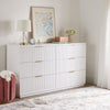 Better Homes and Gardens Lillian 6 Drawer Dresser, White
